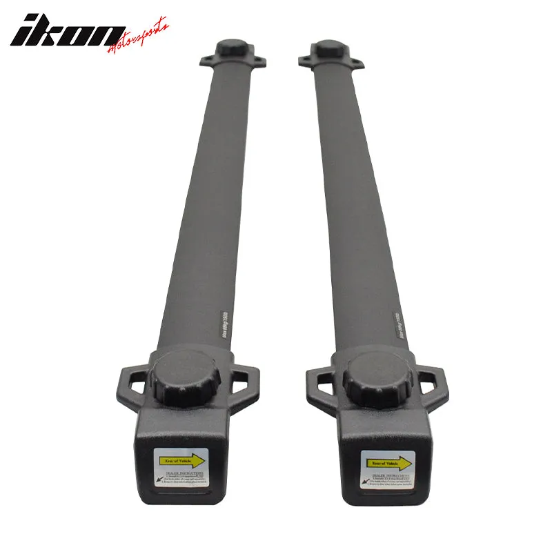 2007-2017 Jeep Patriot OE Style Black Top Roof Rack Cross Bar Aluminum
