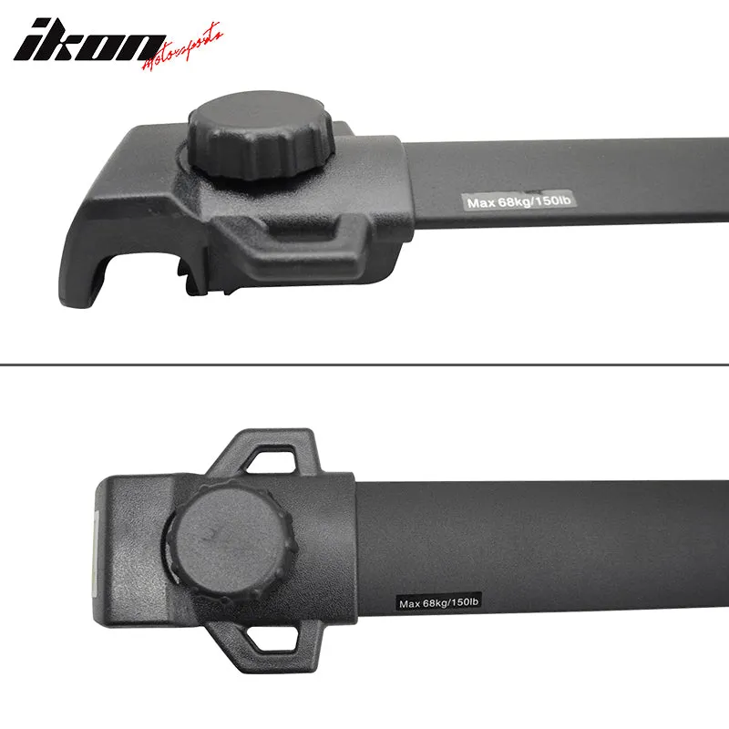 2007-2017 Jeep Patriot OE Style Black Top Roof Rack Cross Bar Aluminum