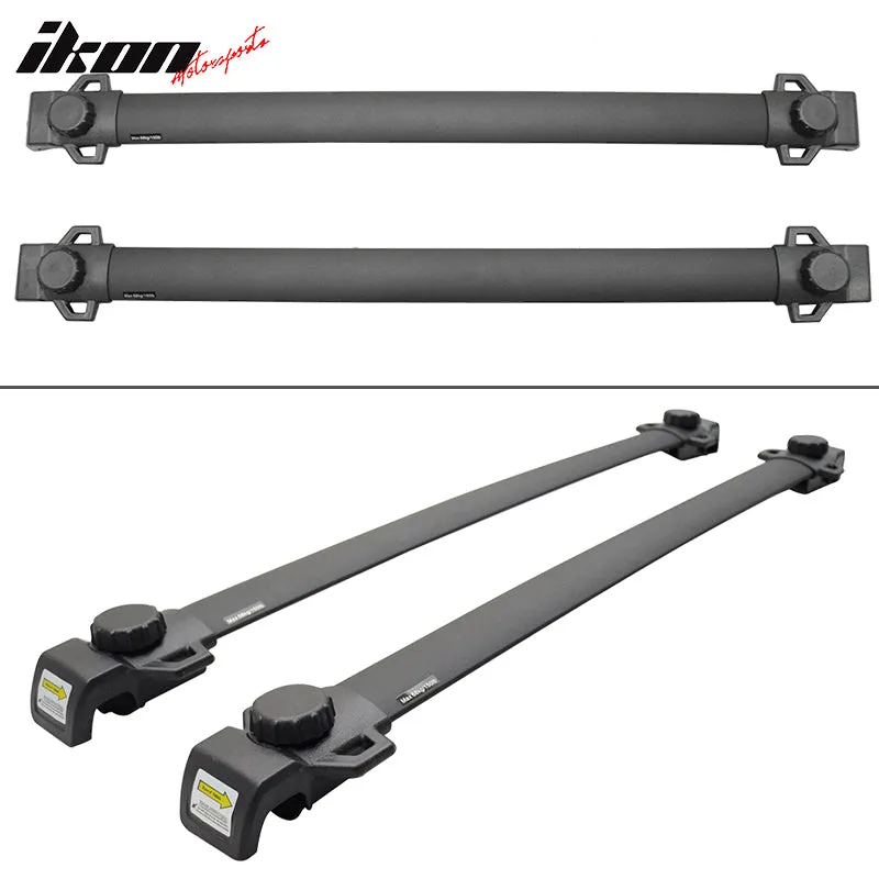 2007-2017 Jeep Patriot OE Style Black Top Roof Rack Cross Bar Aluminum