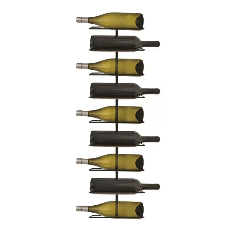 Align Wall Mounted Wine Bottle Rack in Black