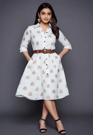 Aman Rayon Kurtis For Women (White, S)