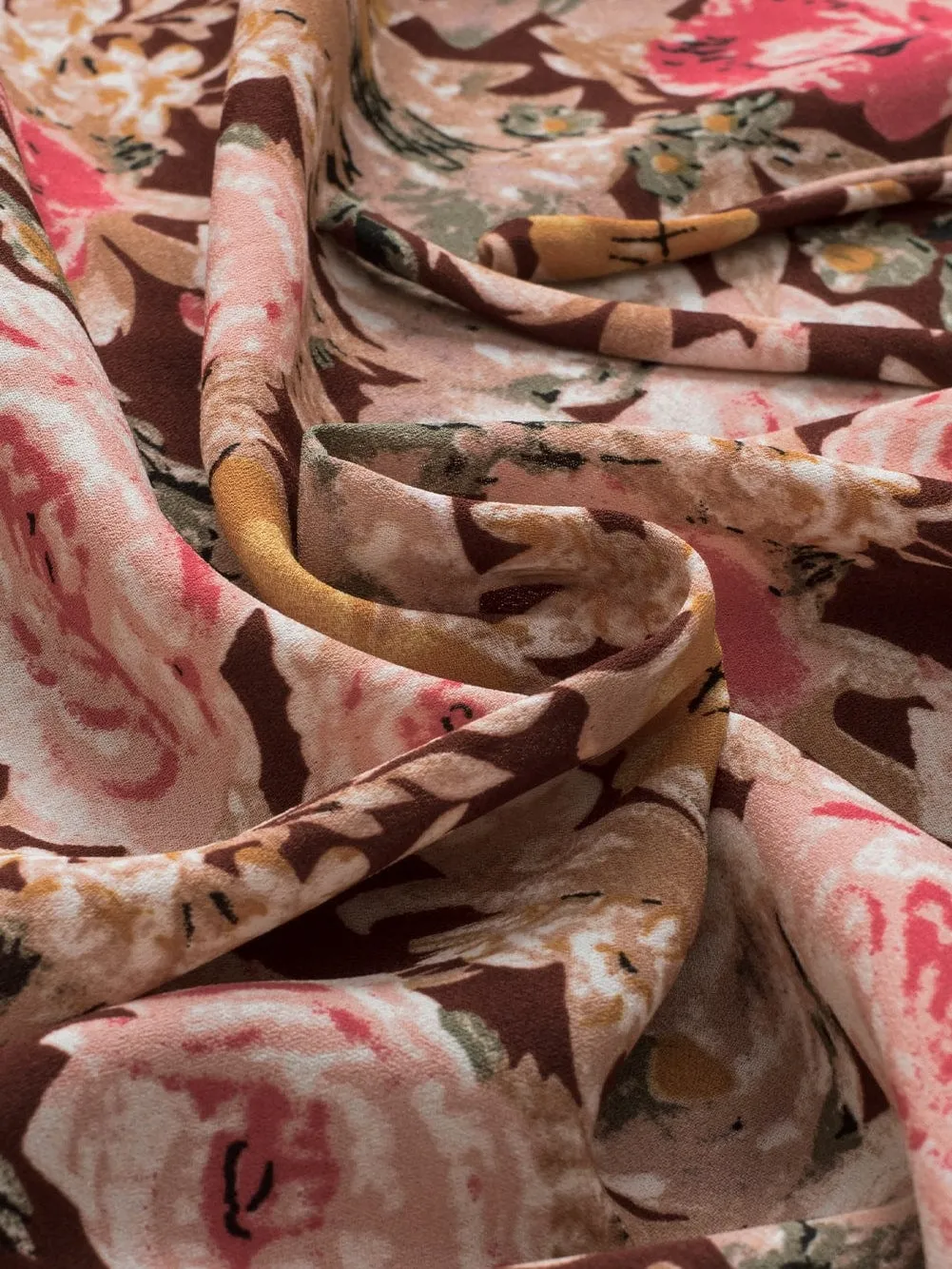Autumnal Floral Print Blouse