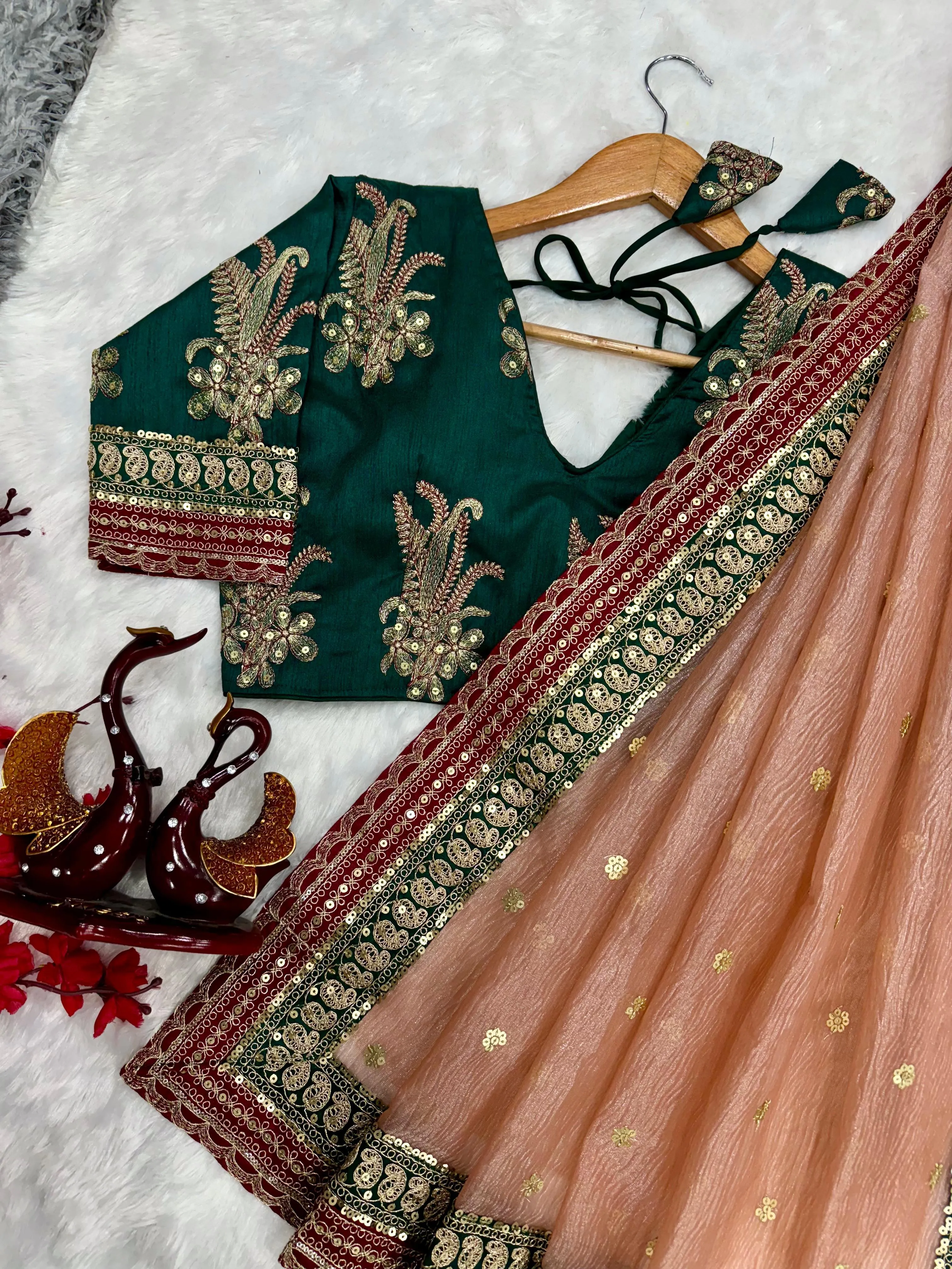 Banarasi Crush  saree