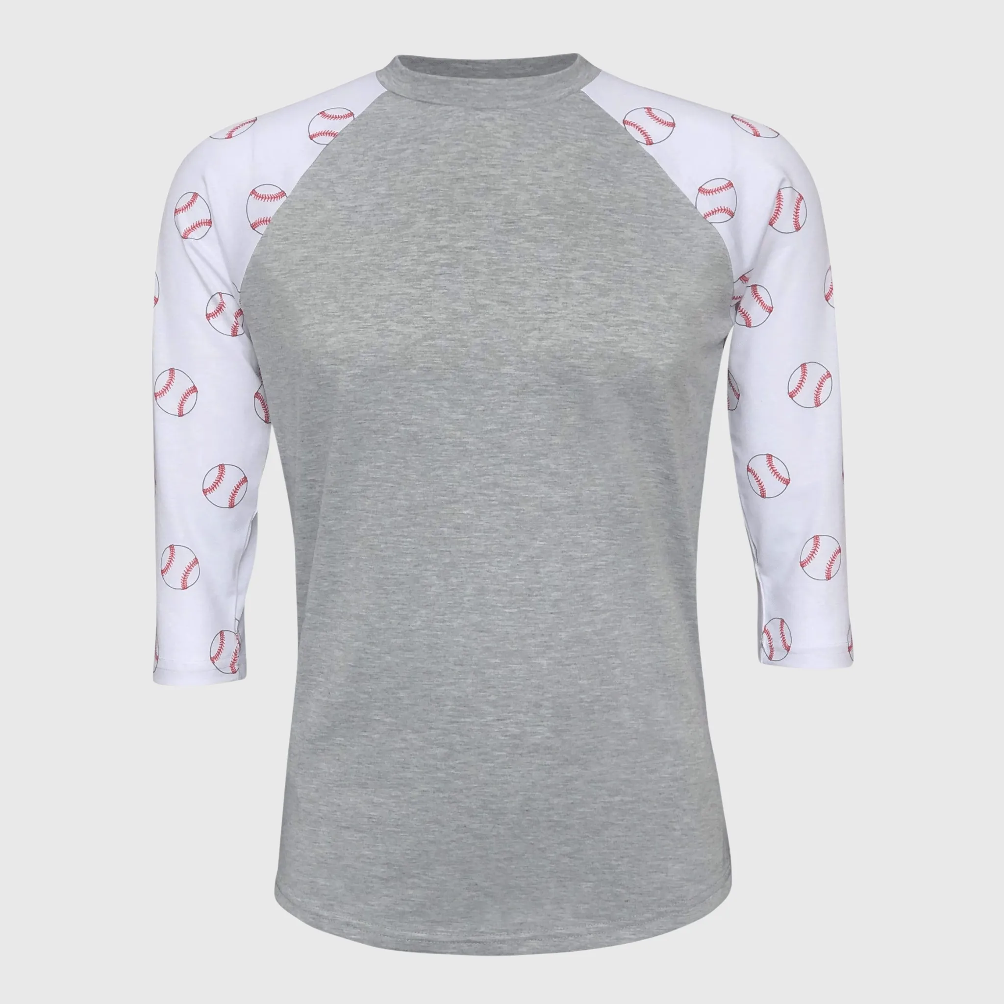 Baseball Printed Balls Raglan
