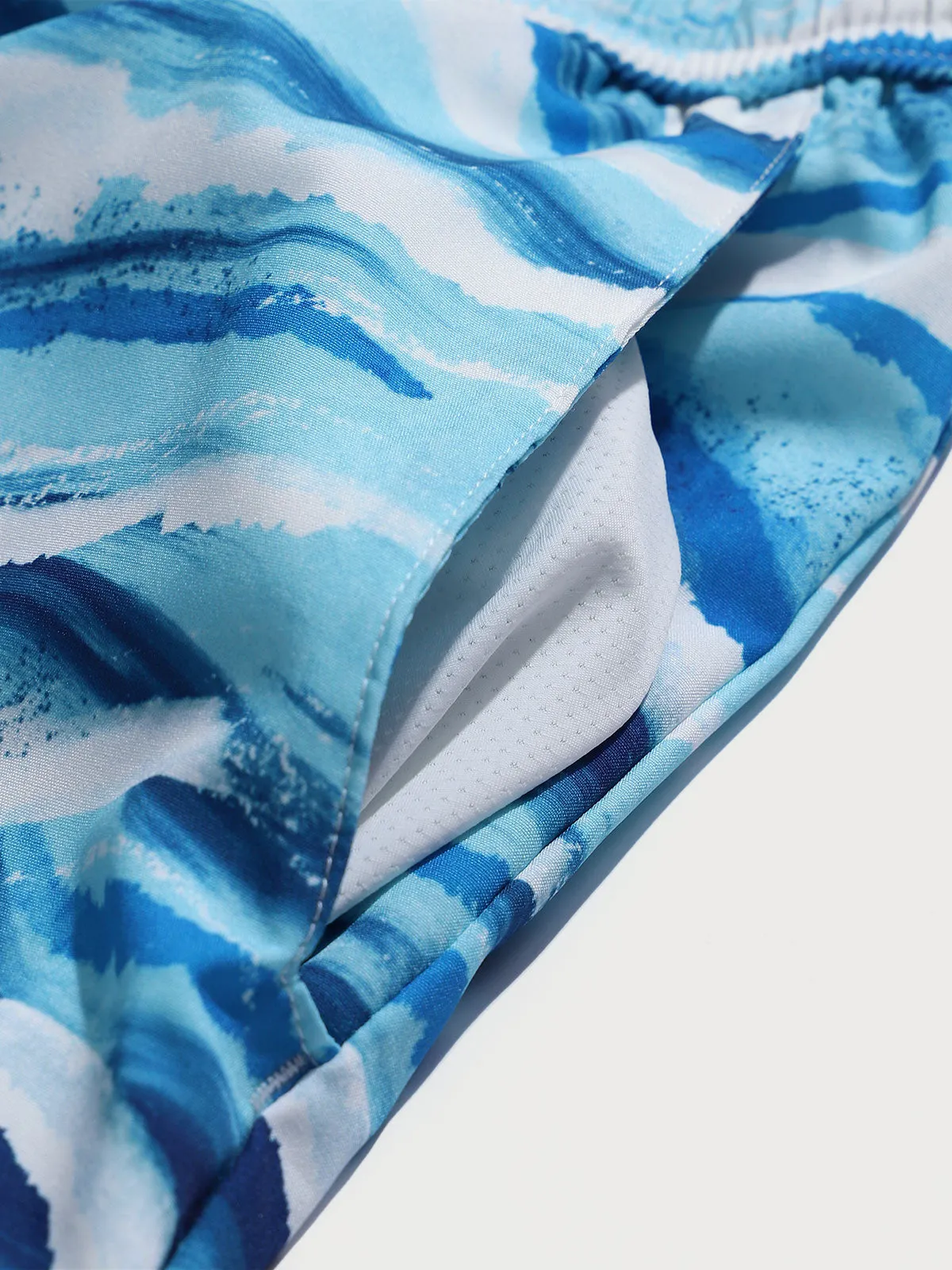 Blue Wave Men's 7" Swimming Trunks