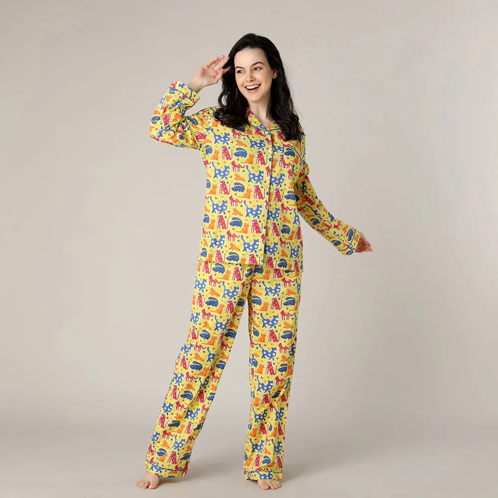 Cat Lovers PJ Set