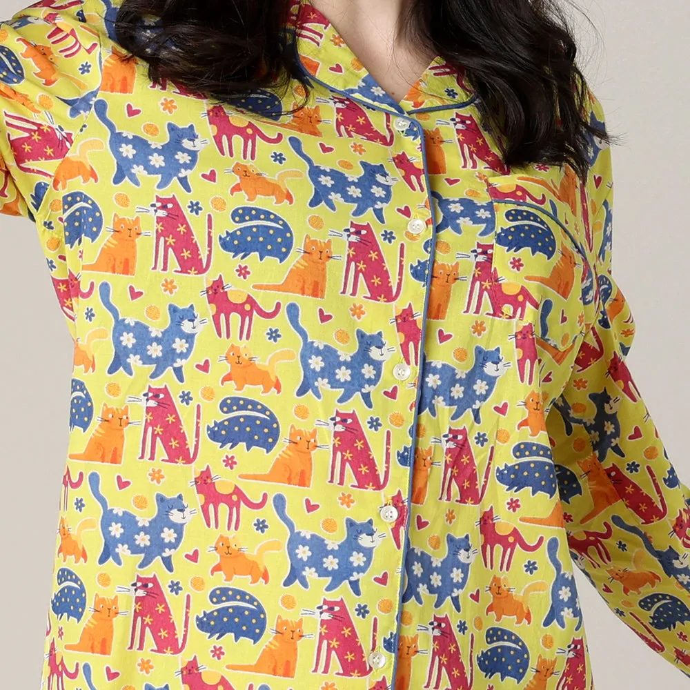 Cat Lovers PJ Set