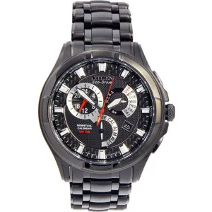 Citizen BL8097-52E Eco-Drive "Calibre 8700" Black Ion-Plated Steel Men Watches Lexor Miami