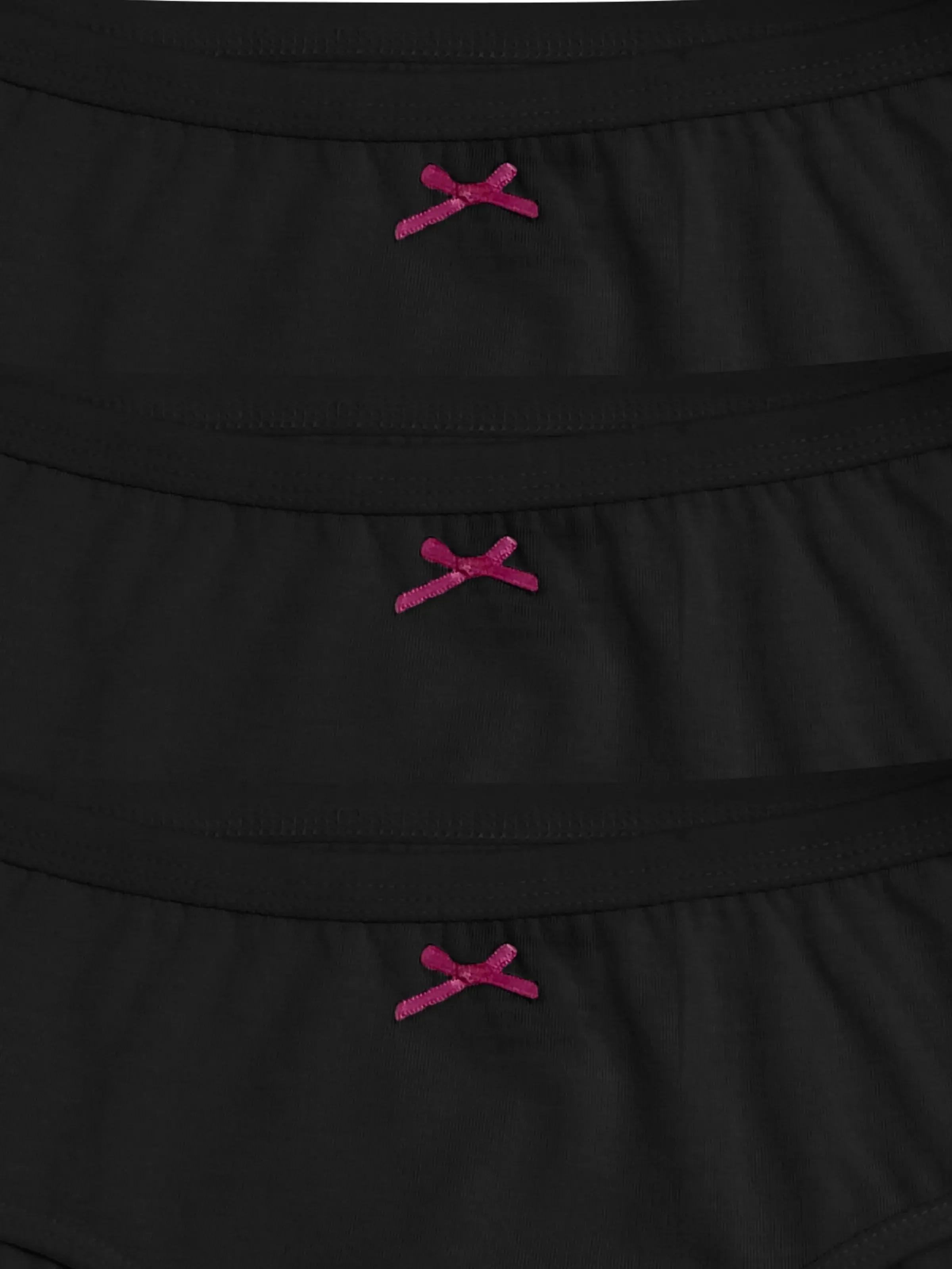 Cotton Hipster Briefs For Women | Breathable | Elasticated Waistband | Black Panties Pack Of 3