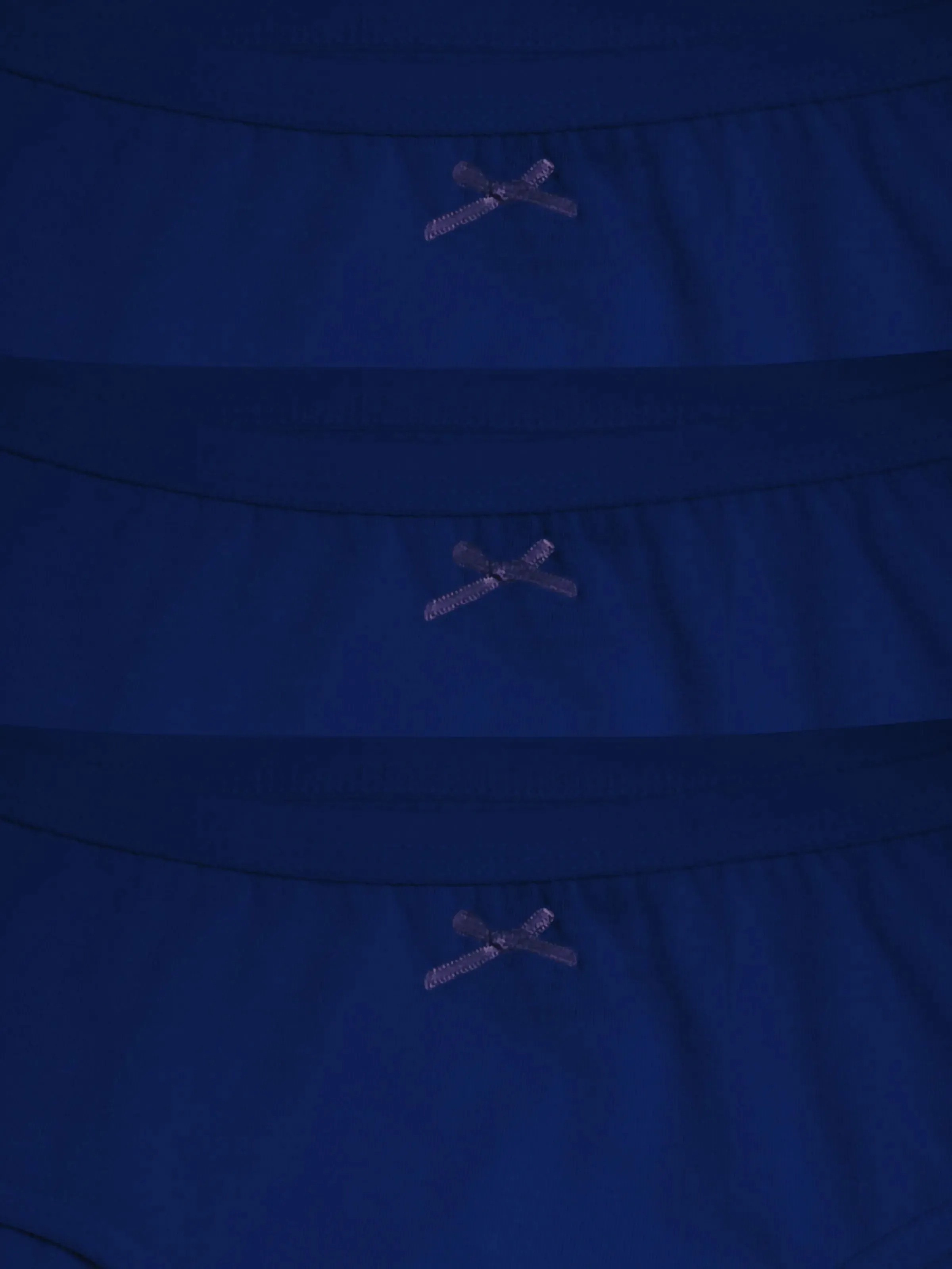 Cotton Hipster Briefs For Women | Breathable | Elasticated Waistband | Navy Blue Solid Panties Pack Of 3