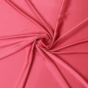 Dark Onion pink plain pure crepe satin fabric-D7540