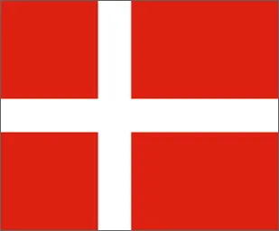 Denmark National Flag Printed