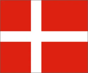 Denmark National Flag Printed