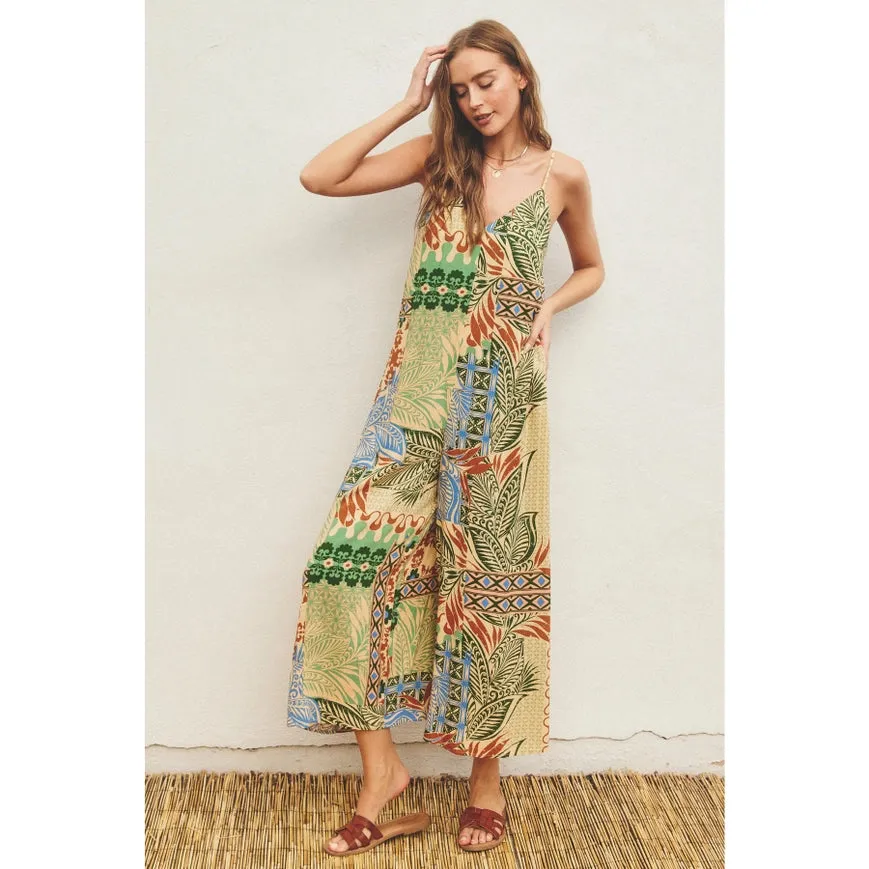 Desert Bliss Tie Back Detail Jumpsuit