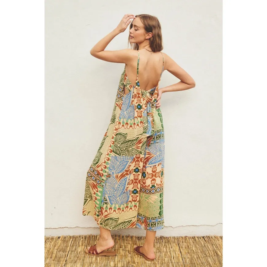 Desert Bliss Tie Back Detail Jumpsuit