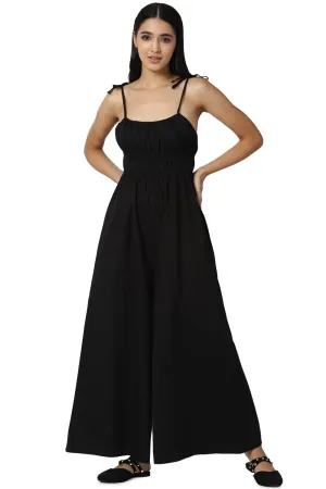 FOREVER 21 women's Cotton Classic Midi Dress (594710_Black