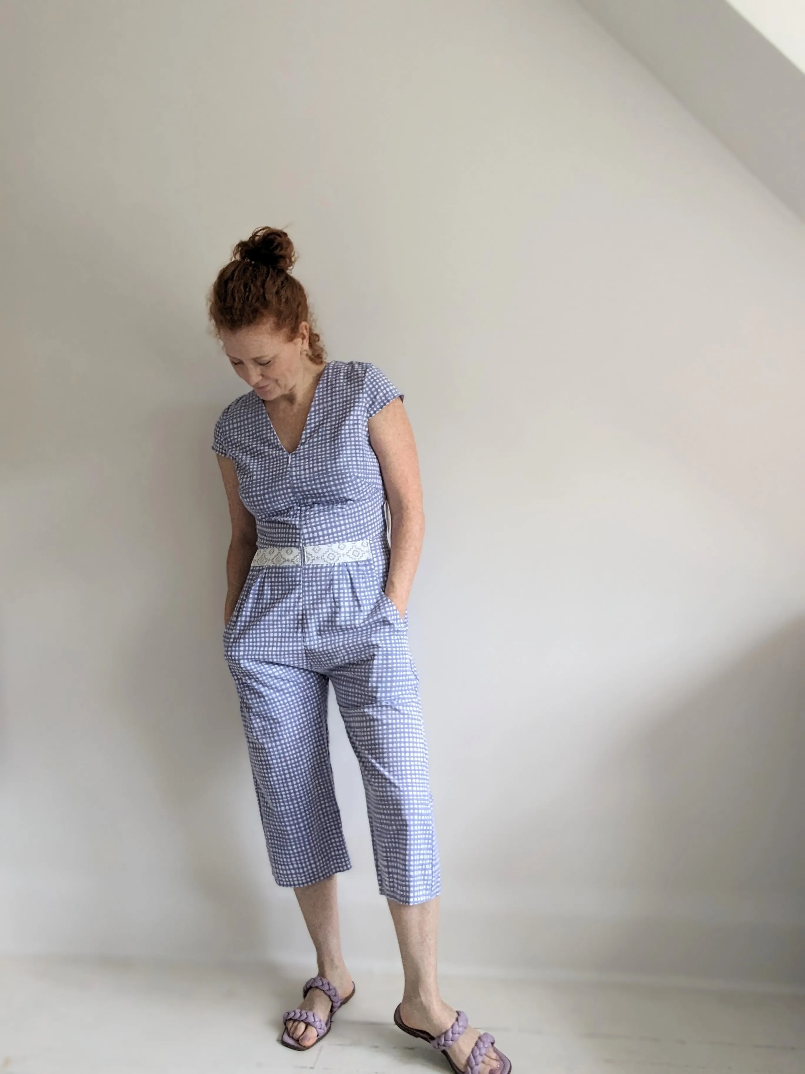 Francis Jumpsuit ~ Upcycled Cotton Size S #FRAN7