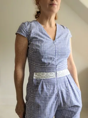 Francis Jumpsuit ~ Upcycled Cotton Size S #FRAN7