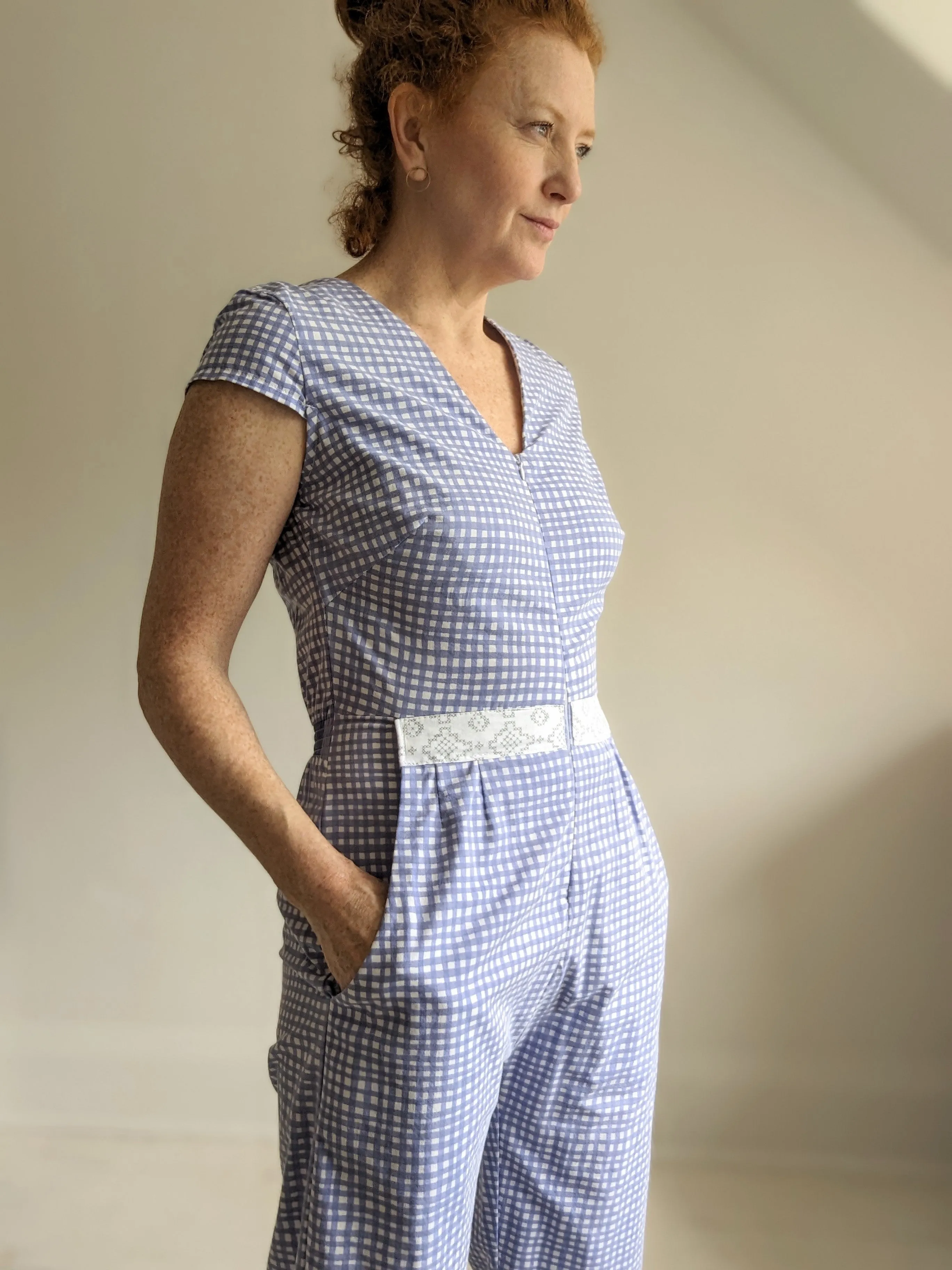 Francis Jumpsuit ~ Upcycled Cotton Size S #FRAN7