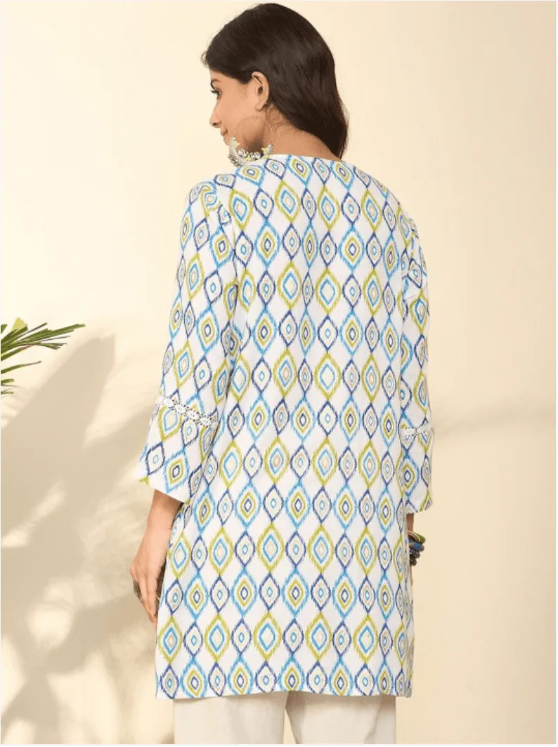 Geometric Printed Kurta