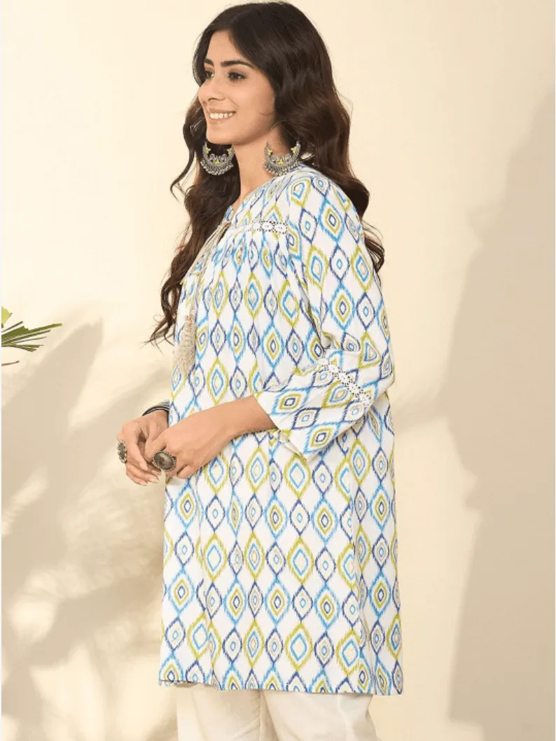 Geometric Printed Kurta