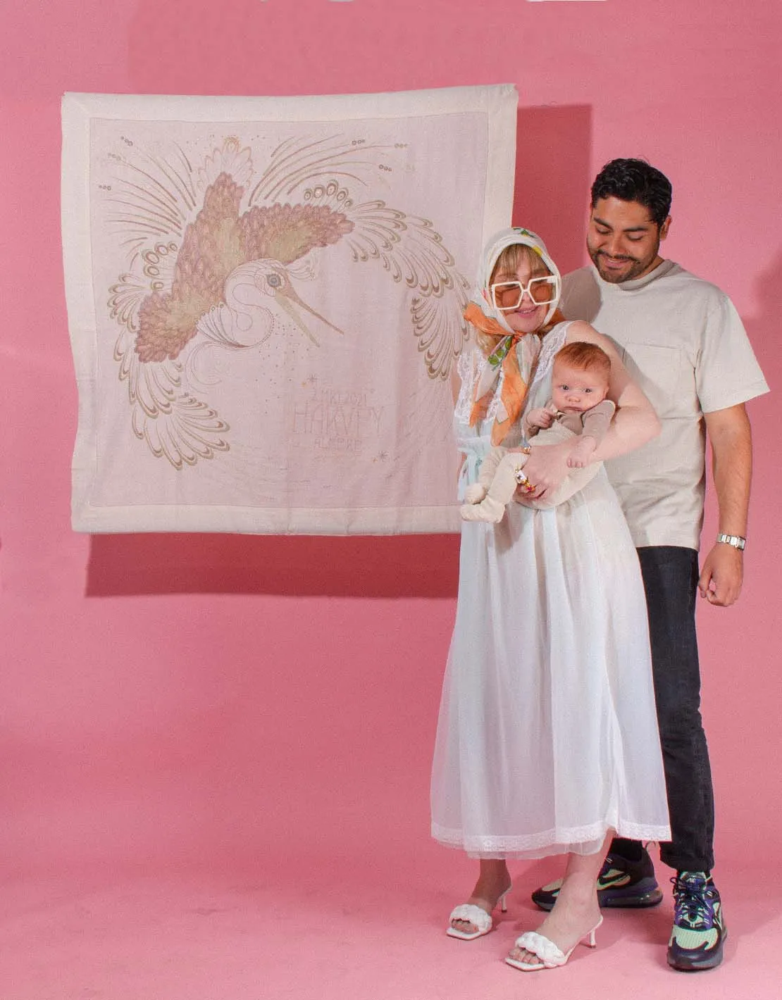 Kama Birthcloth stork III