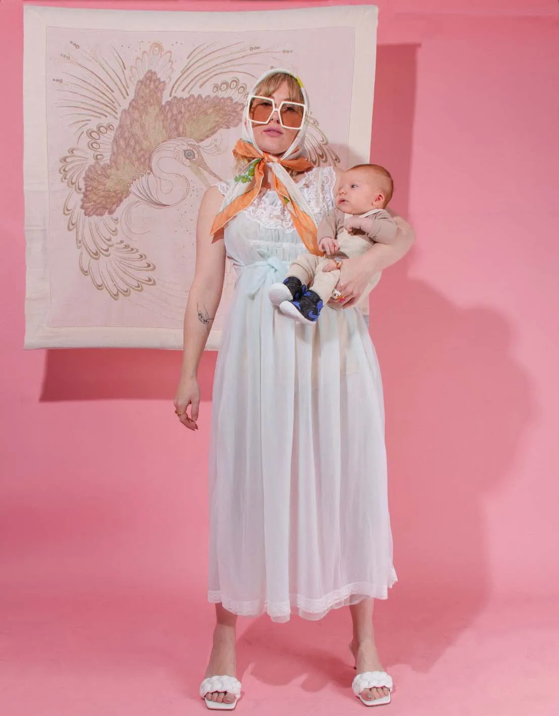 Kama Birthcloth stork III