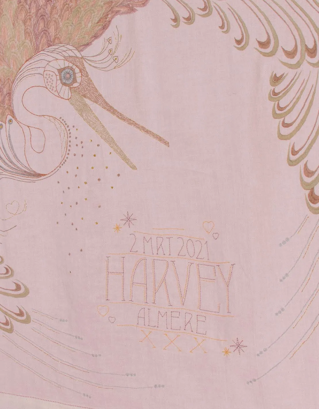 Kama Birthcloth stork III