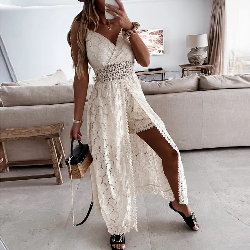 Lace Crochet Jumpsuit