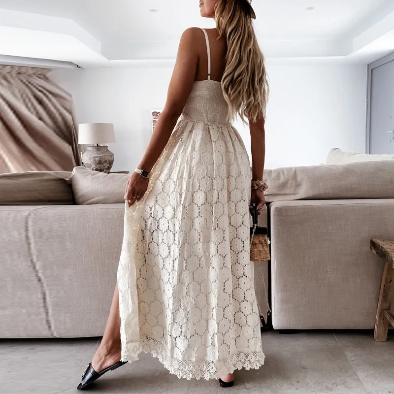 Lace Crochet Jumpsuit
