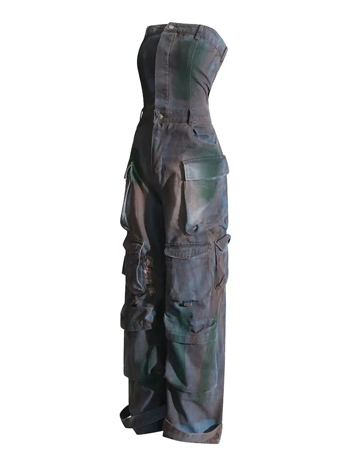 Malika Cargo Jumpsuit