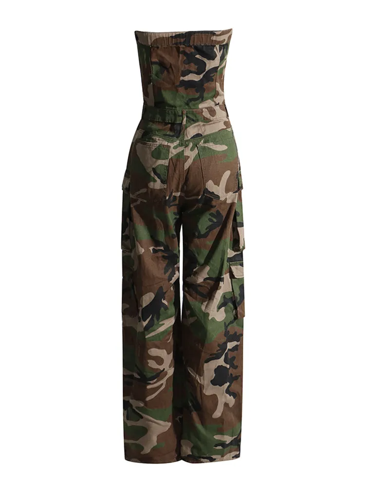 Malika Cargo Jumpsuit