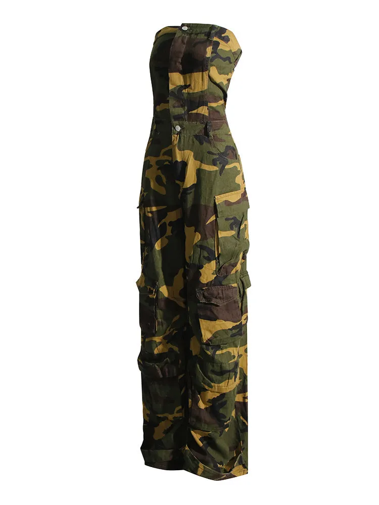 Malika Cargo Jumpsuit