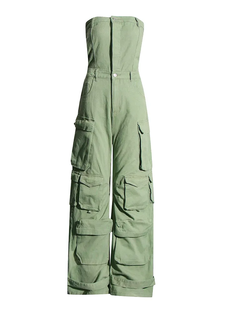 Malika Cargo Jumpsuit