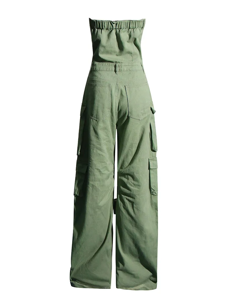 Malika Cargo Jumpsuit