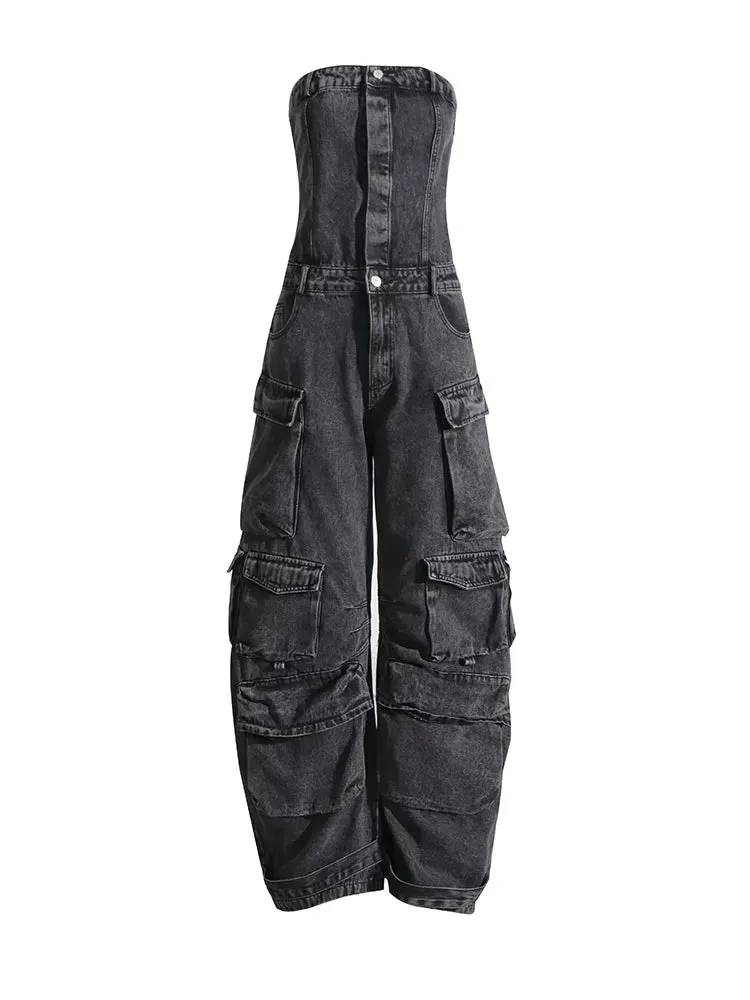 Malika Cargo Jumpsuit