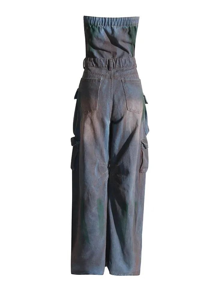 Malika Cargo Jumpsuit