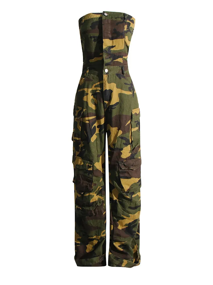 Malika Cargo Jumpsuit