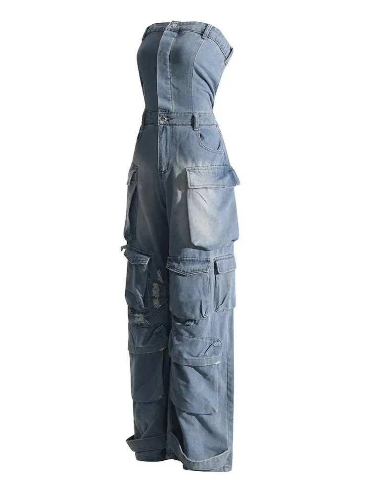 Malika Cargo Jumpsuit