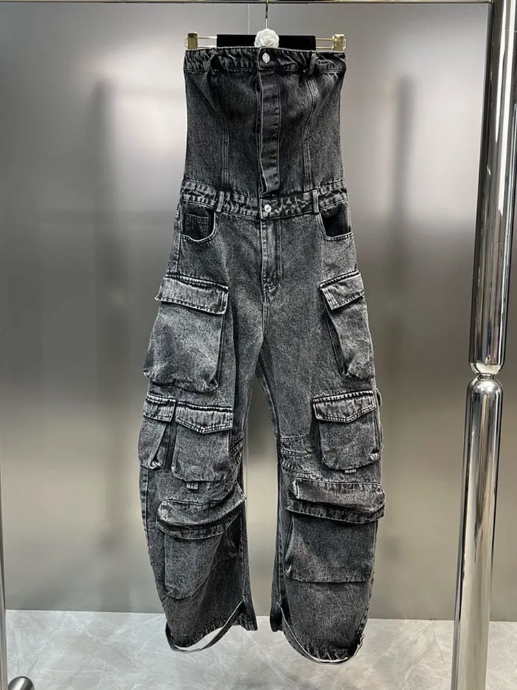 Malika Cargo Jumpsuit