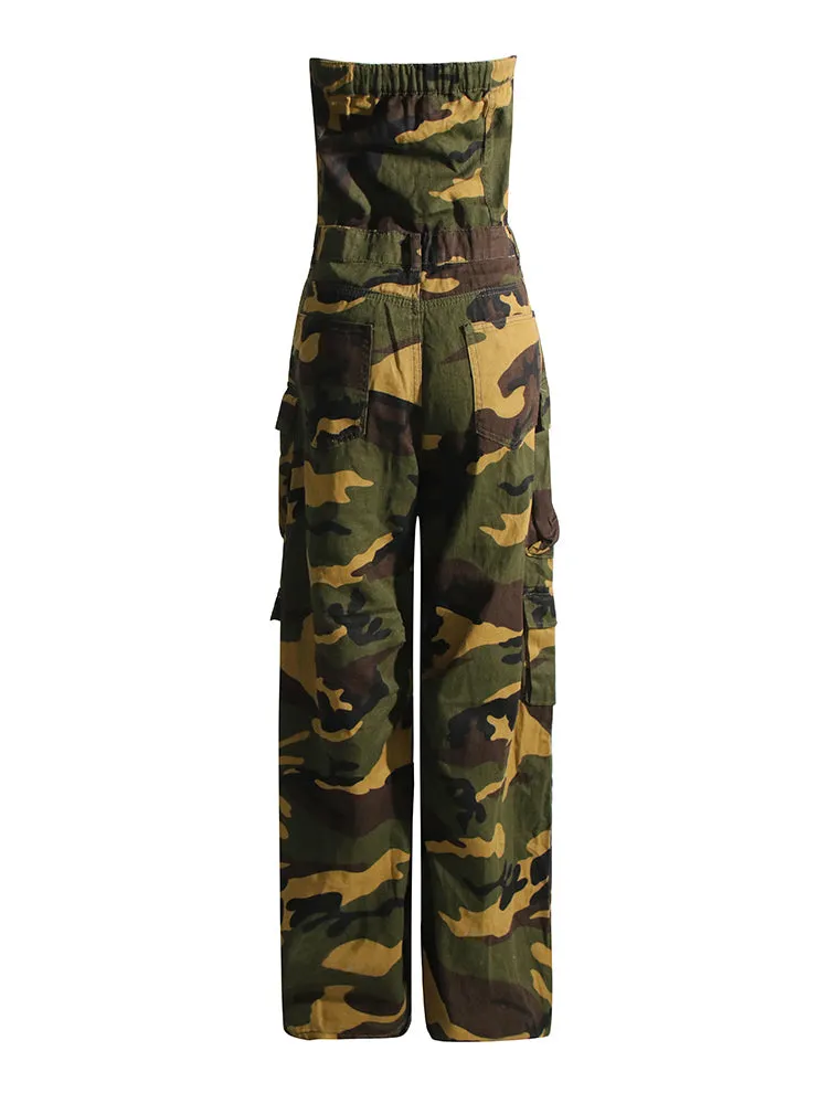 Malika Cargo Jumpsuit