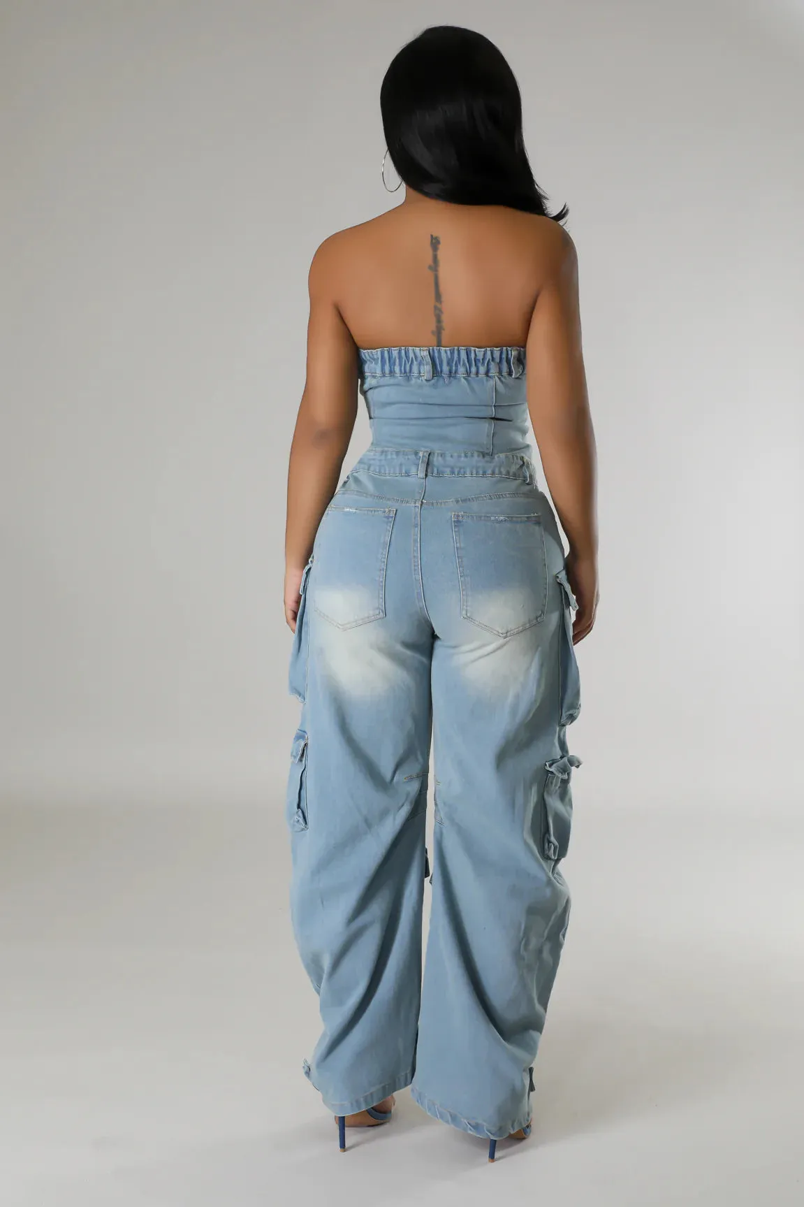 Malika Cargo Jumpsuit