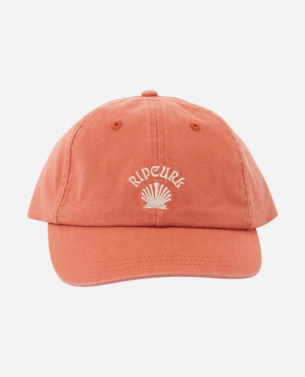 Mixed 6 Panel Cap - Rust