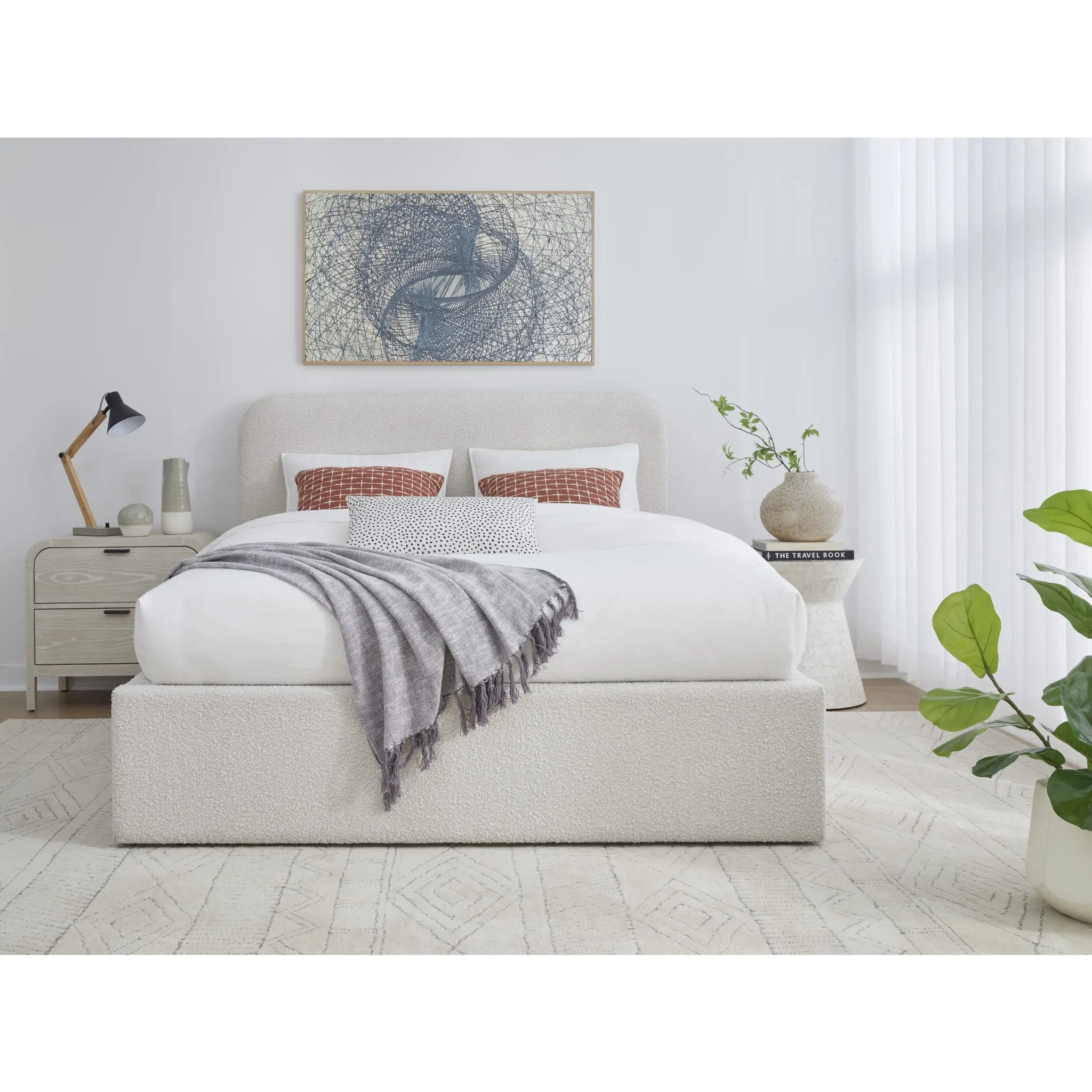 OFFWHITE BED - RICOTTA - AVAILABLE IN VARIOUS OPTIONS