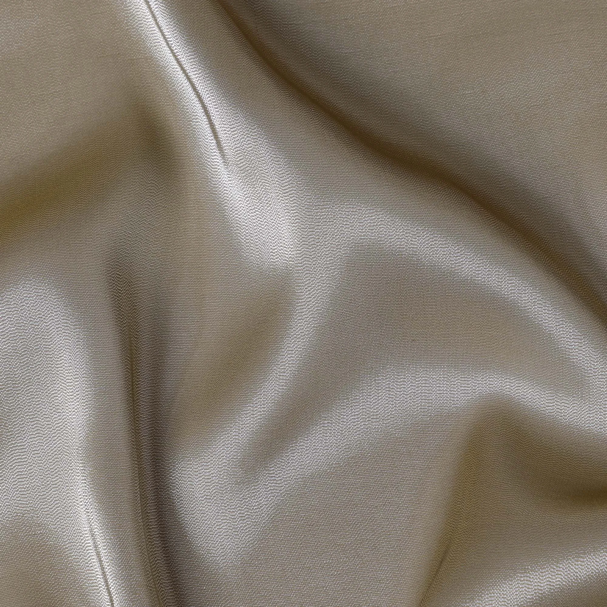 Olive green Silk French Lamé Fabric, 110 cm Wide, Made in France-D21017
