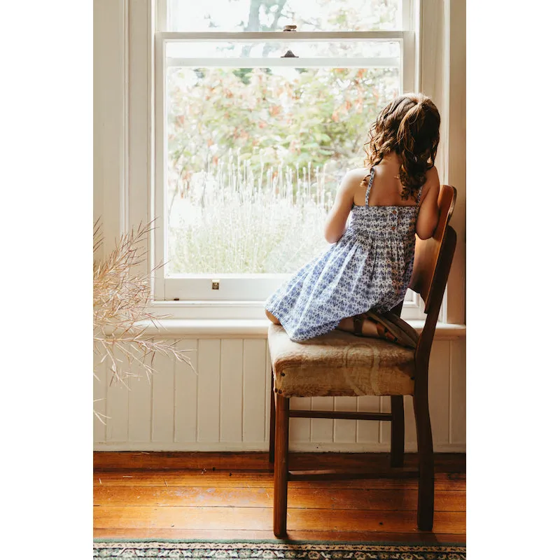 Peggy Sky Dress Hippy Blue