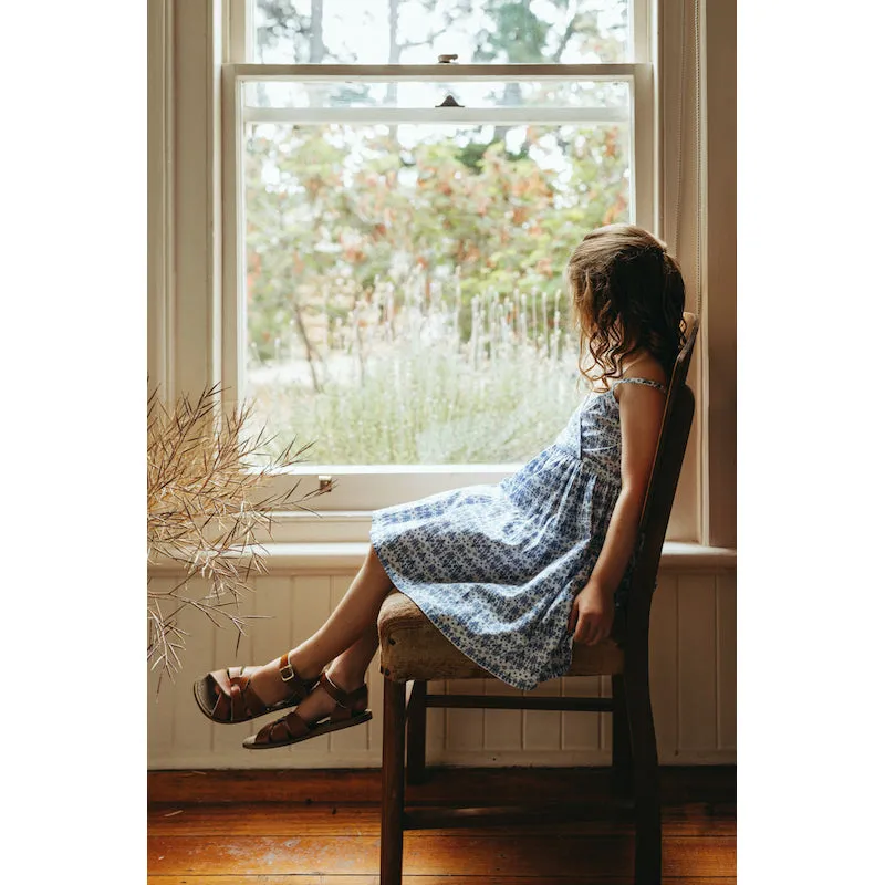 Peggy Sky Dress Hippy Blue