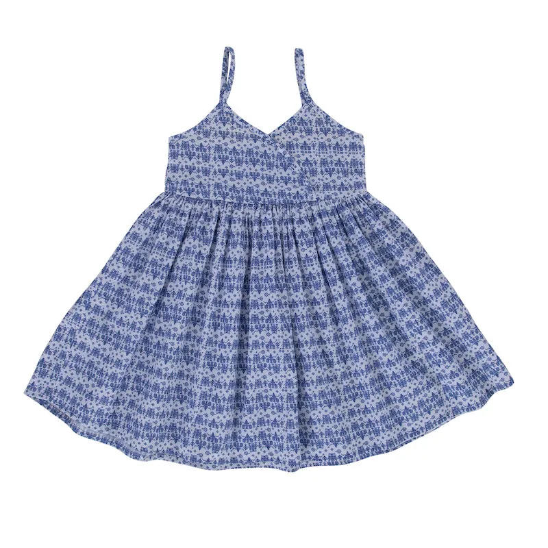 Peggy Sky Dress Hippy Blue