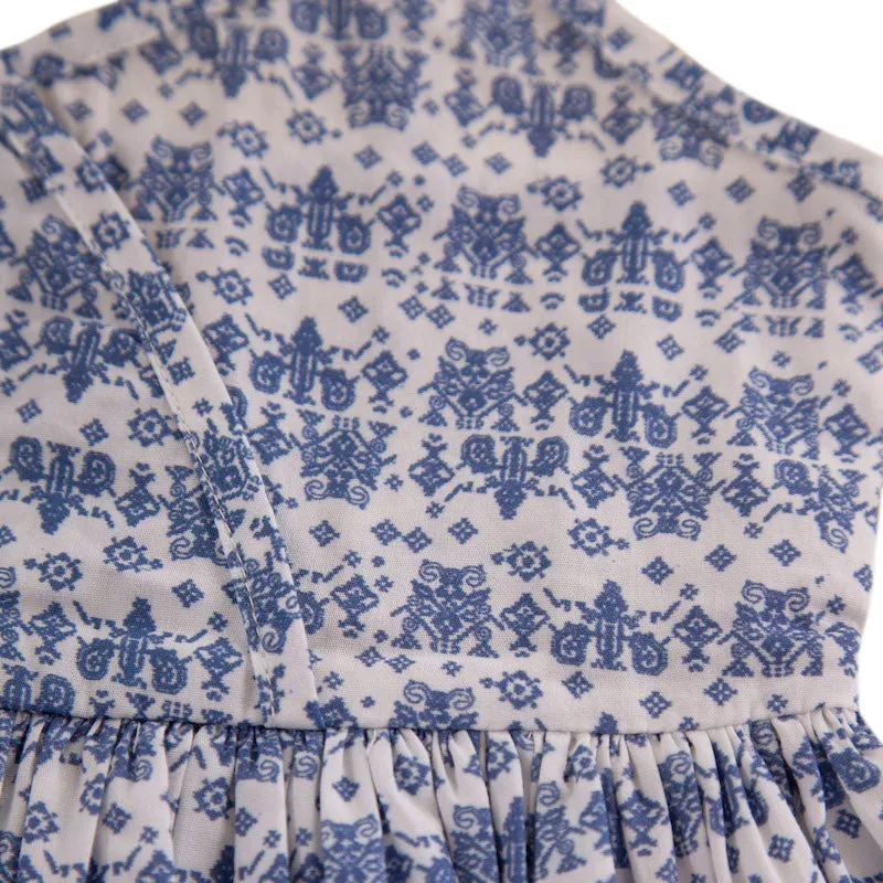 Peggy Sky Dress Hippy Blue