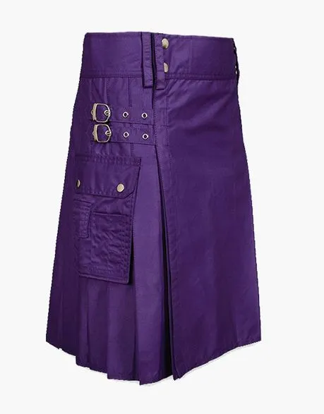 PURPLE UTILITY KILT